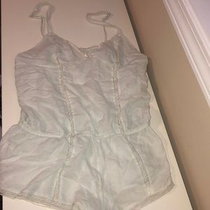 Soft mint green cotton lingerie by aerie